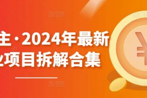 黄岛主·2024年最新副业项目拆解合集【无水印】