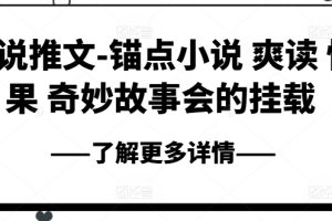 小说推文-锚点小说 爽读 快果 奇妙故事会的挂载