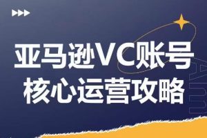 亚马逊VC账号核心玩法解析，实战经验拆解产品模块运营技巧，提升店铺GMV，有效提升运营利润